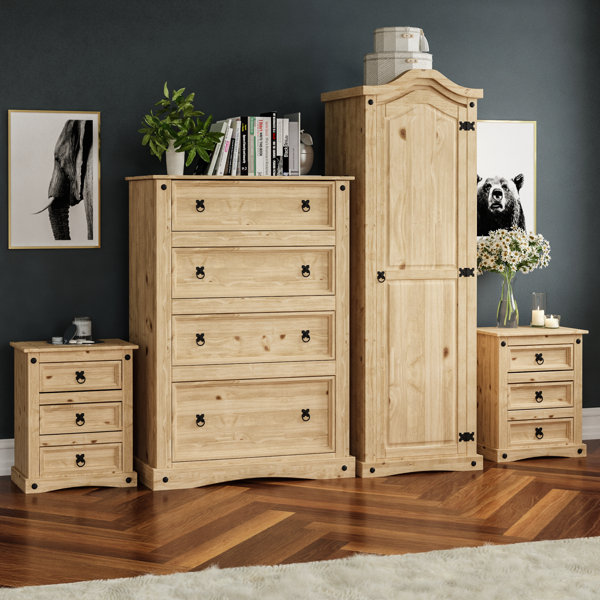 Union Rustic 4-tlg. Schlafzimmer-Set Doe & Bewertungen | Wayfair.de